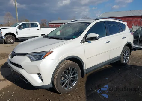 2018 Toyota Rav4 Limited z USA, uszkodzony, nr VIN JTMDFREV4JJ186842